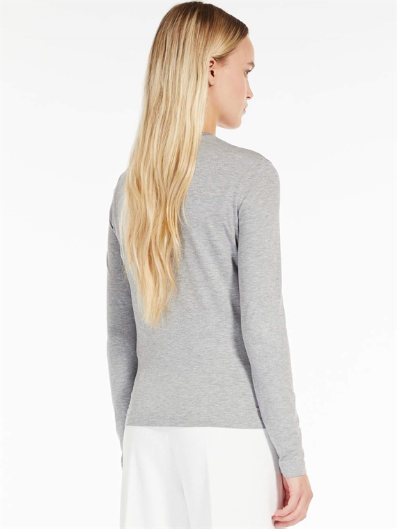 Max Mara Leisure Livigno T-shirt, Light Grey Melange 